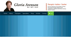 Desktop Screenshot of gloriaarenson.com